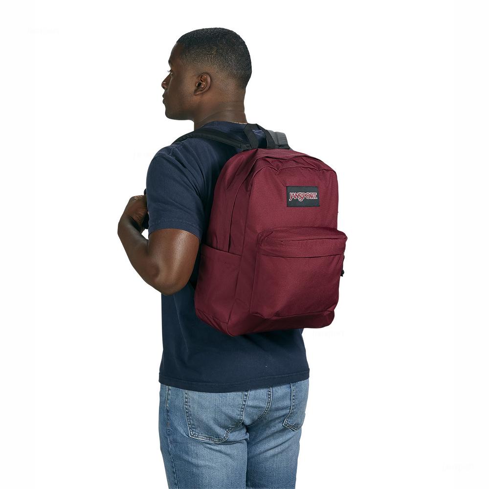 Sac à Dos Ordinateur JanSport SuperBreak? Plus Bordeaux | MIY-73621886